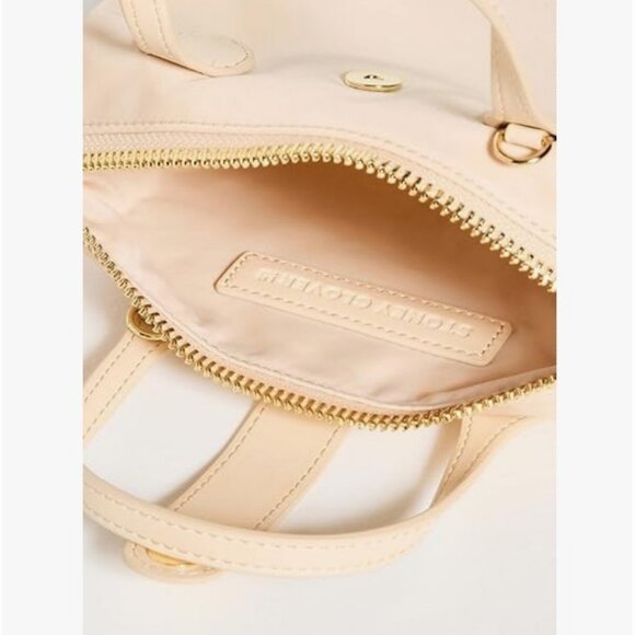 STONEY CLOVER LANE nylon pouchette mini tote crossbody bag - Sand - Picture 5 of 8